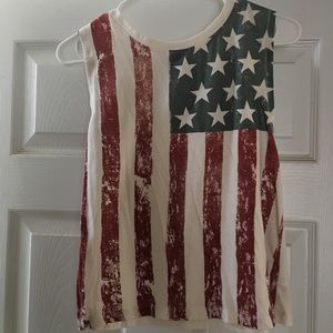 American Flag Tank Top